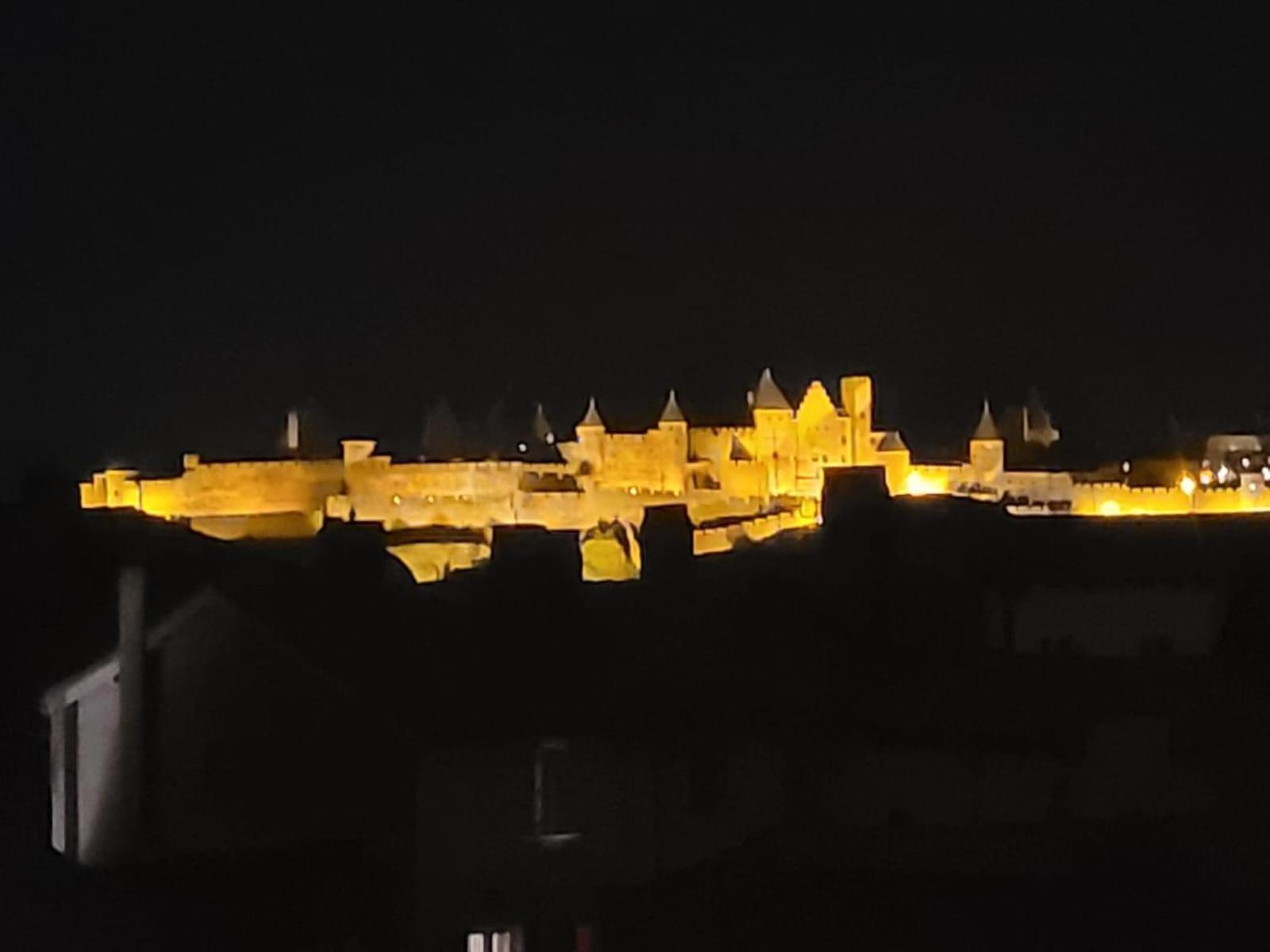 Charmand Duplex Avec Vue Sur La Cite & Les Toits Lägenhet Carcassonne Exteriör bild